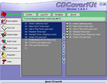 CD Cover Kit screenshot