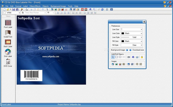CD & DVD Box Labeler Pro (formely CD Box Labeler Pro) screenshot