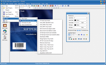 CD & DVD Box Labeler Pro (formely CD Box Labeler Pro) screenshot 2