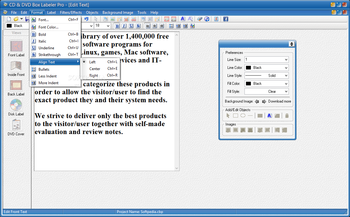 CD & DVD Box Labeler Pro (formely CD Box Labeler Pro) screenshot 3