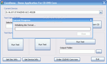 CD & DVD Burner & Grabber Core screenshot 2