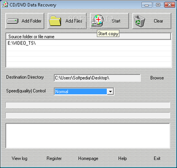 CD / DVD Data Recovery screenshot