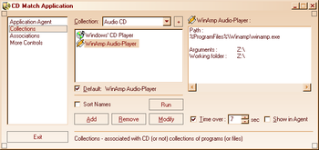 CD Match Application screenshot