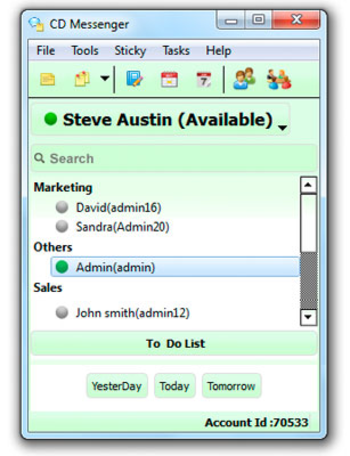 CD Messenger: Office Instant Messenger screenshot