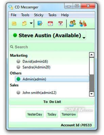 CD Messenger: Office Instant Messenger screenshot 2