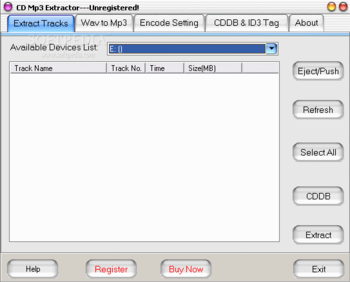 CD Mp3 Extractor screenshot