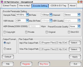 CD Mp3 Extractor screenshot 2