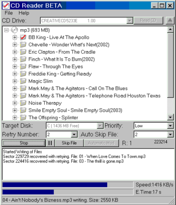 CD Reader screenshot 2