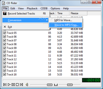 CD Rider screenshot