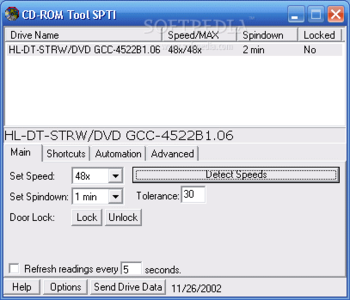 CD-ROM Tool SPTI screenshot