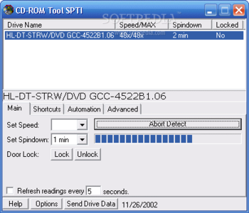 CD-ROM Tool SPTI screenshot 2