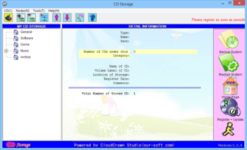CD Storage screenshot
