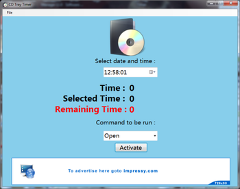 CD Tray Timer screenshot