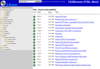 CD2Browse screenshot