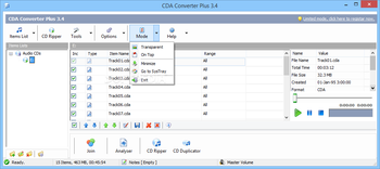 CDA Converter Plus screenshot 4