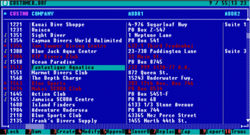 CDBF for DOS screenshot