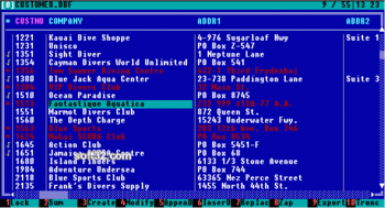 CDBF for DOS screenshot 2