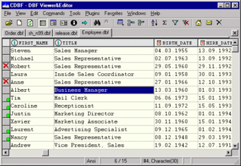 CDBF for Windows screenshot