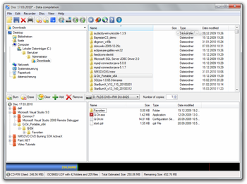 CDBurnerXP screenshot 4