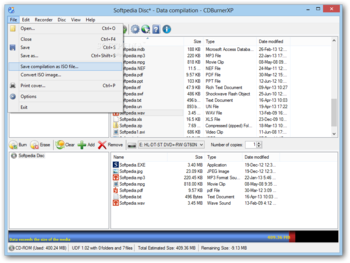 CDBurnerXP screenshot 3