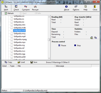CDCheck screenshot