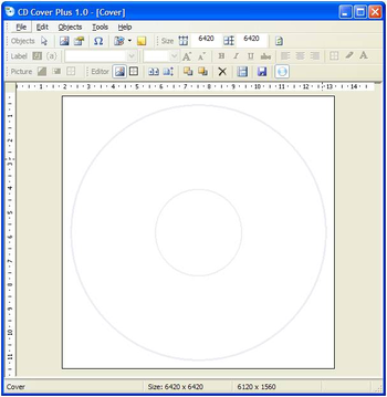 CD/DVD Cover Builder screenshot