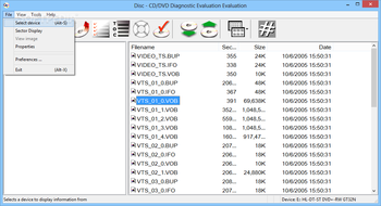 CD/DVD Diagnostic screenshot 2