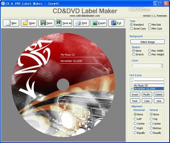 CD&DVD Label Maker screenshot 2
