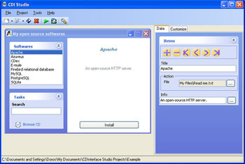 CDInterface Studio screenshot