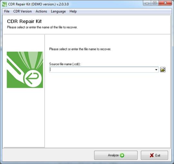 CDR Repair Kit screenshot