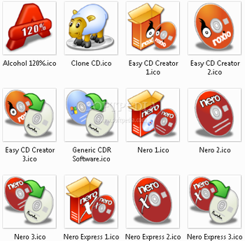 CDR Software Icons screenshot