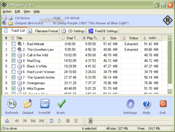 CDRipper screenshot 3