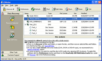 CDRoller screenshot