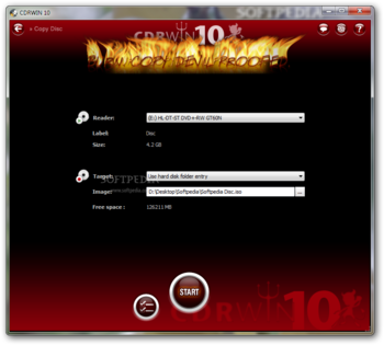 CDRWIN screenshot 2