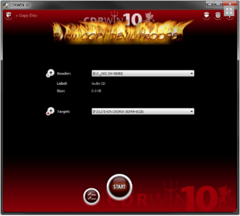 CDRWIN screenshot 2