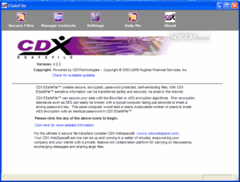 CDX ESafeFile screenshot 3