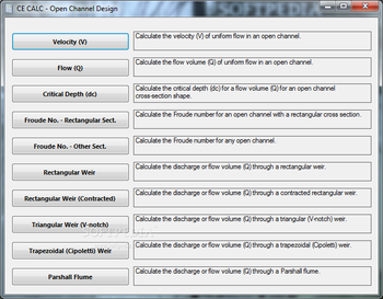 CE CALC - Hydraulics Calculator screenshot 4