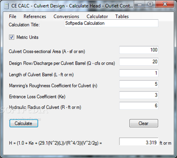 CE CALC - Hydraulics Calculator screenshot 7