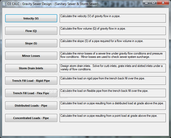 CE CALC - Hydraulics Calculator screenshot 8