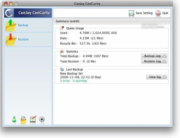 CeeJay CeeCurity for Windows screenshot