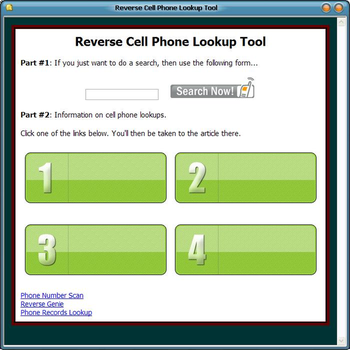 Cell Phone Lookup Pro screenshot