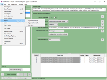 CellProfiler screenshot 2