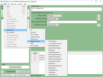CellProfiler screenshot 3
