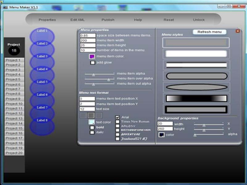 CellSoftNet Menu Maker screenshot 2