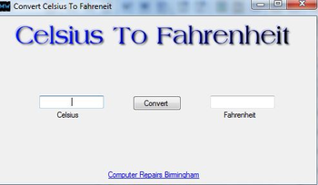 Celsius To Farhenheit Converter screenshot