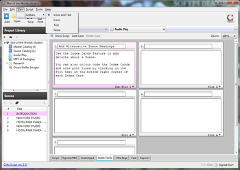 Celtx screenshot 5