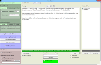 CenoCipher screenshot