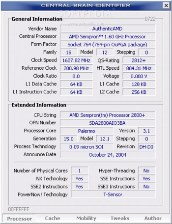 Central Brain Identifier screenshot