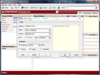 Cephei Contact Manager screenshot 6