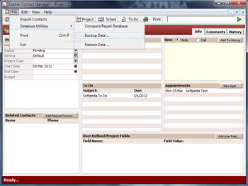 Cephei Contact Manager screenshot 7